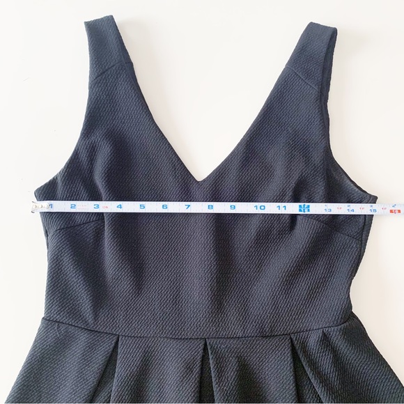 Lush fit and flare skater dress black size medium - Picture 5 of 7